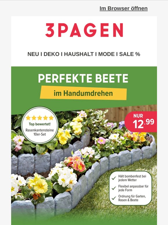 Kinderleicht zu schönen Beeträndern