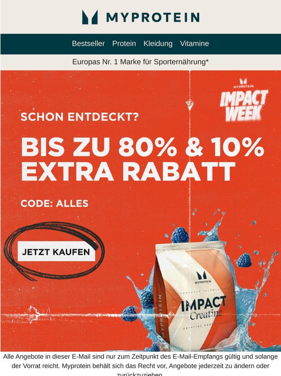 Impact Week Sale Schnäppchen mit bis zu 80%  +10% 💥