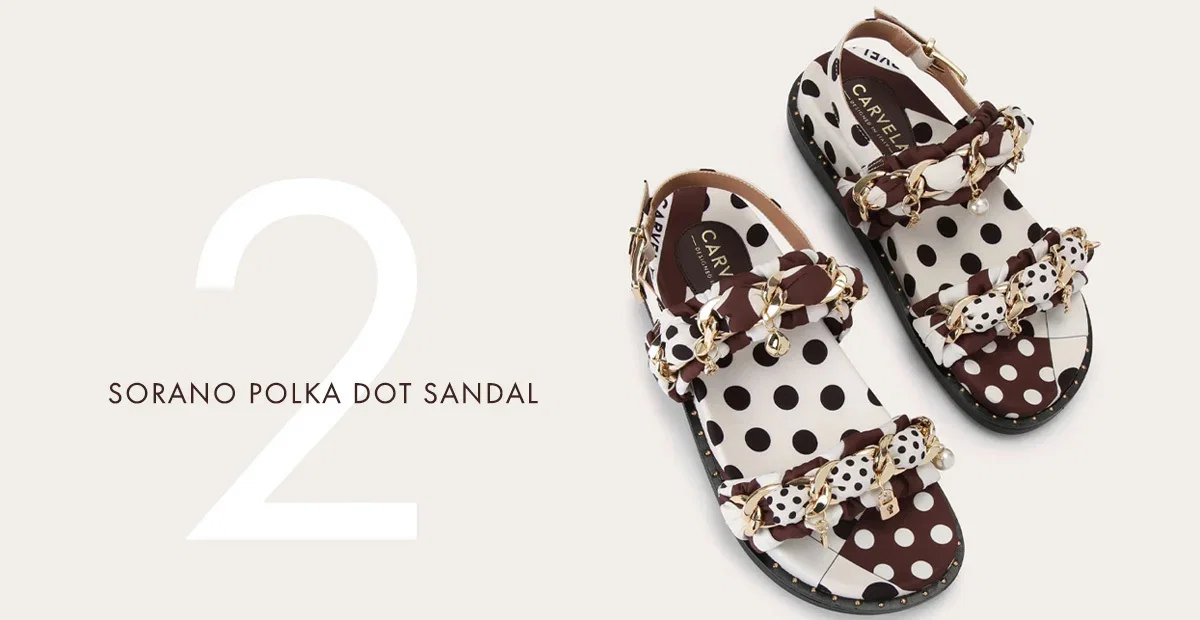 Sorano Polka Dot Sandal