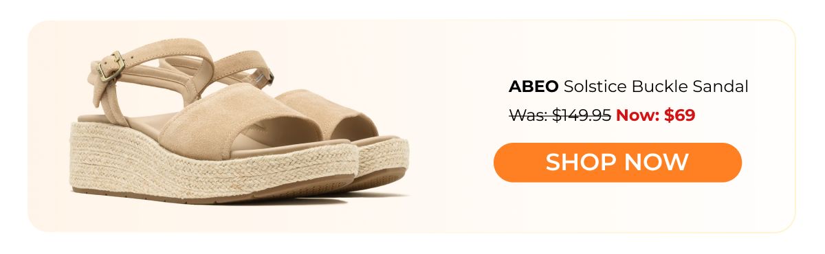 ABEO Solstice Buckle Sandal