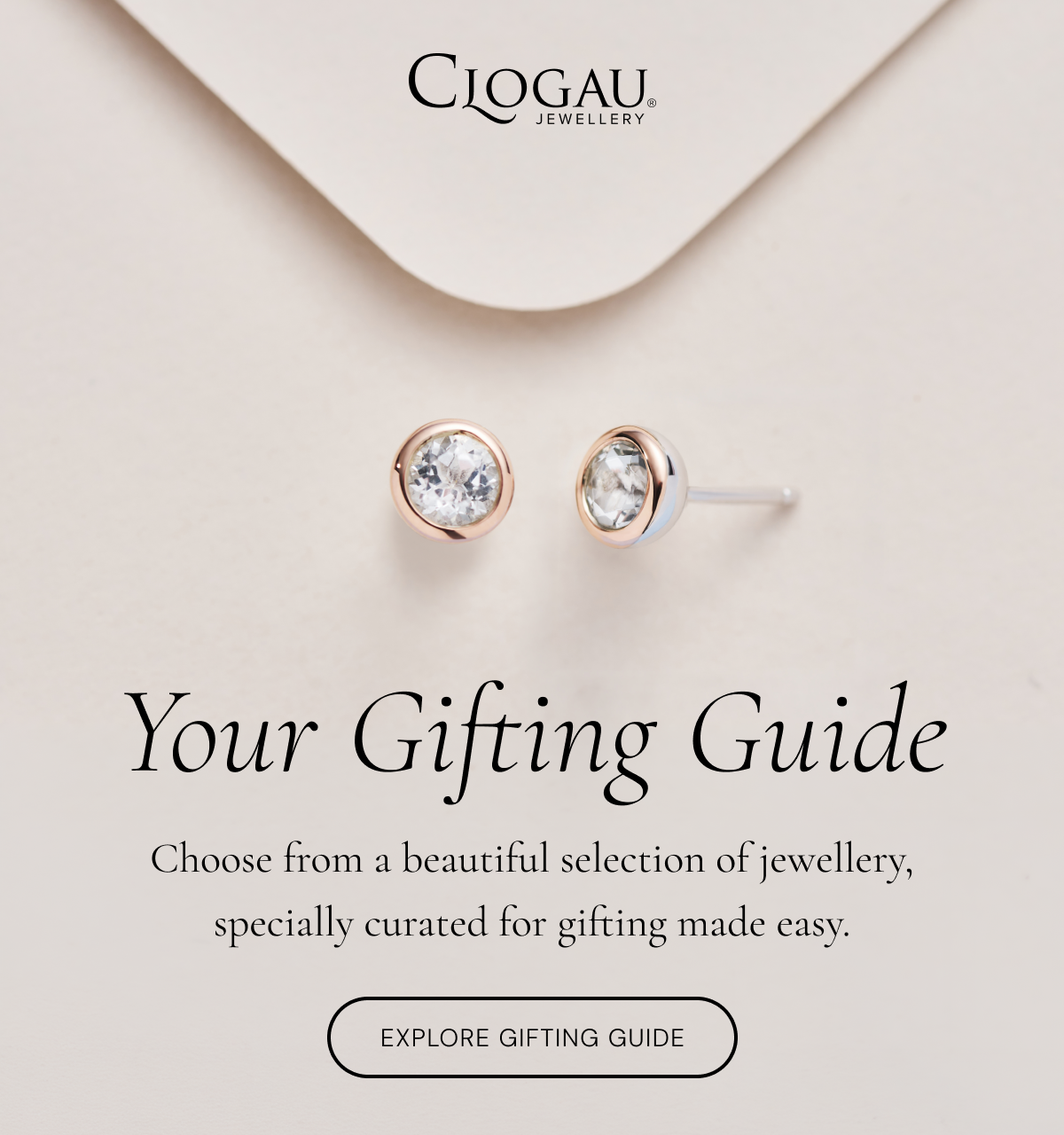 Your Gifting Guide - Clogau® Celebration Sterling Silver Stud Earrings with Topaz