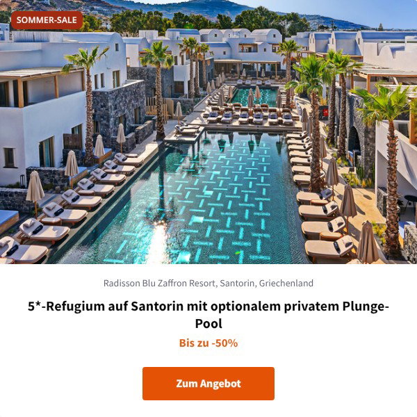 5*-Refugium auf Santorin mit optionalem privatem Plunge-Pool