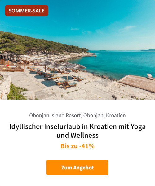 Idyllischer Inselurlaub in Kroatien mit Yoga und Wellness