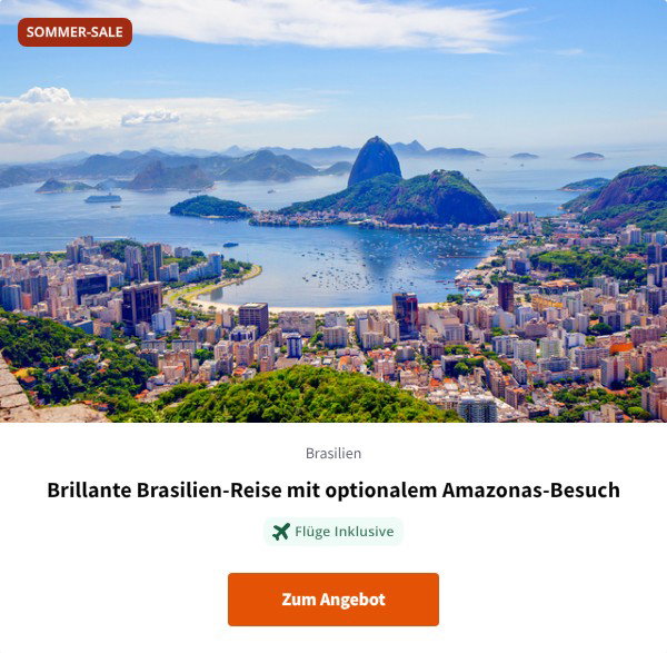 Brillante Brasilien-Reise mit optionalem Amazonas-Besuch