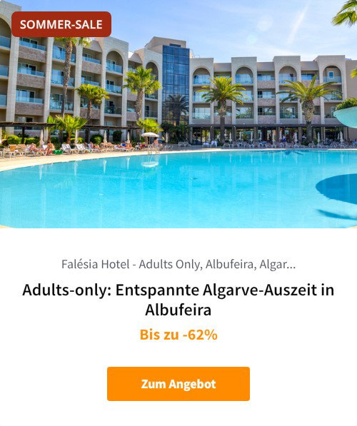 Adults-only: Entspannte Algarve-Auszeit in Albufeira