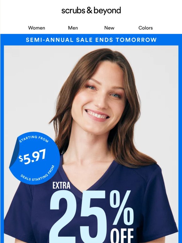 ENDS TOMORROW: Extra 25% Off Clearance❗