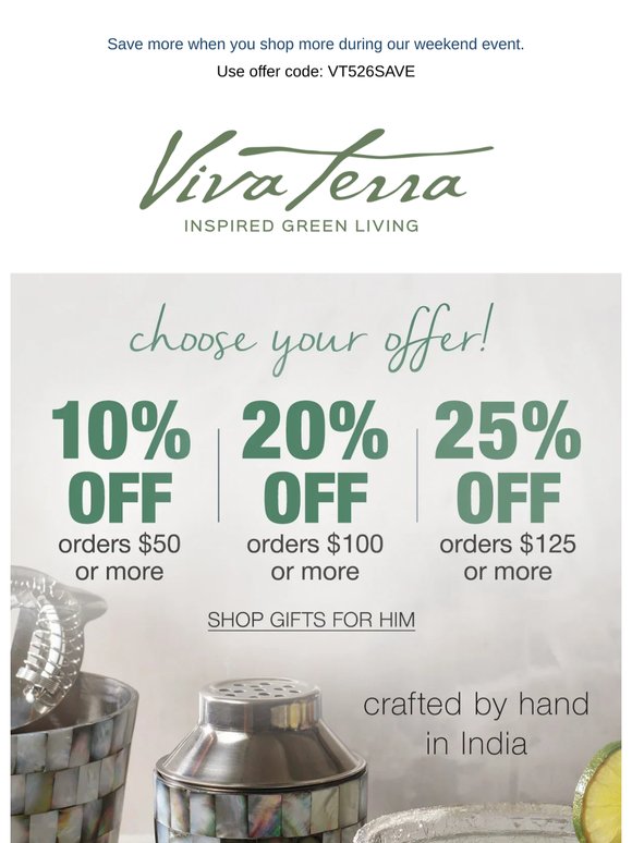 More to Love, More to Save—Up to 25% Off
