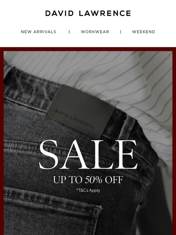 Weekend Essentials, Up To 50% Off
