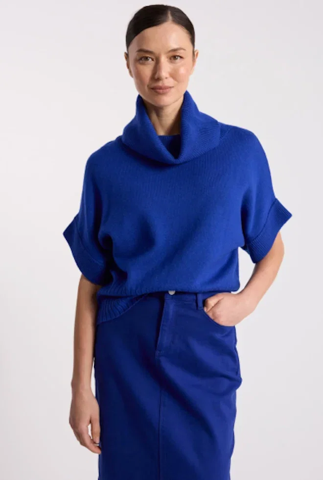 Roll Neck Gilet