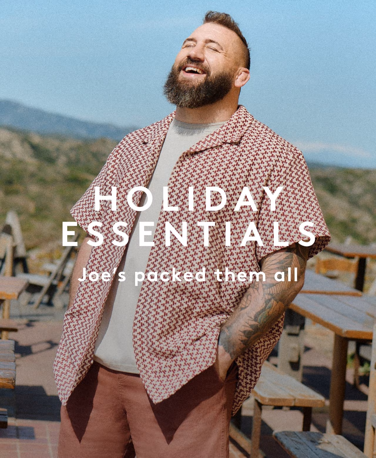 Holiday Essentials. Joe's packed them all.