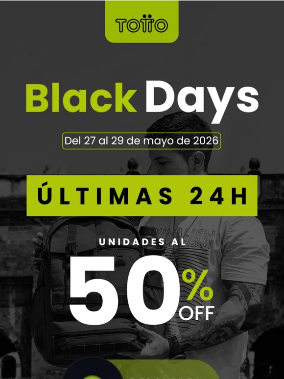 Se acaba hoy, ÚLTIMAS 24 HS.