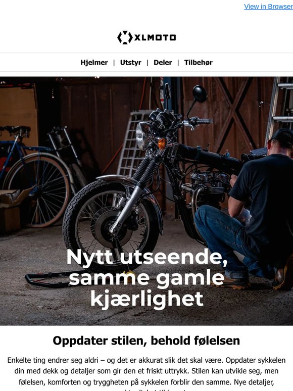Nytt utseende, samme gode følelsen