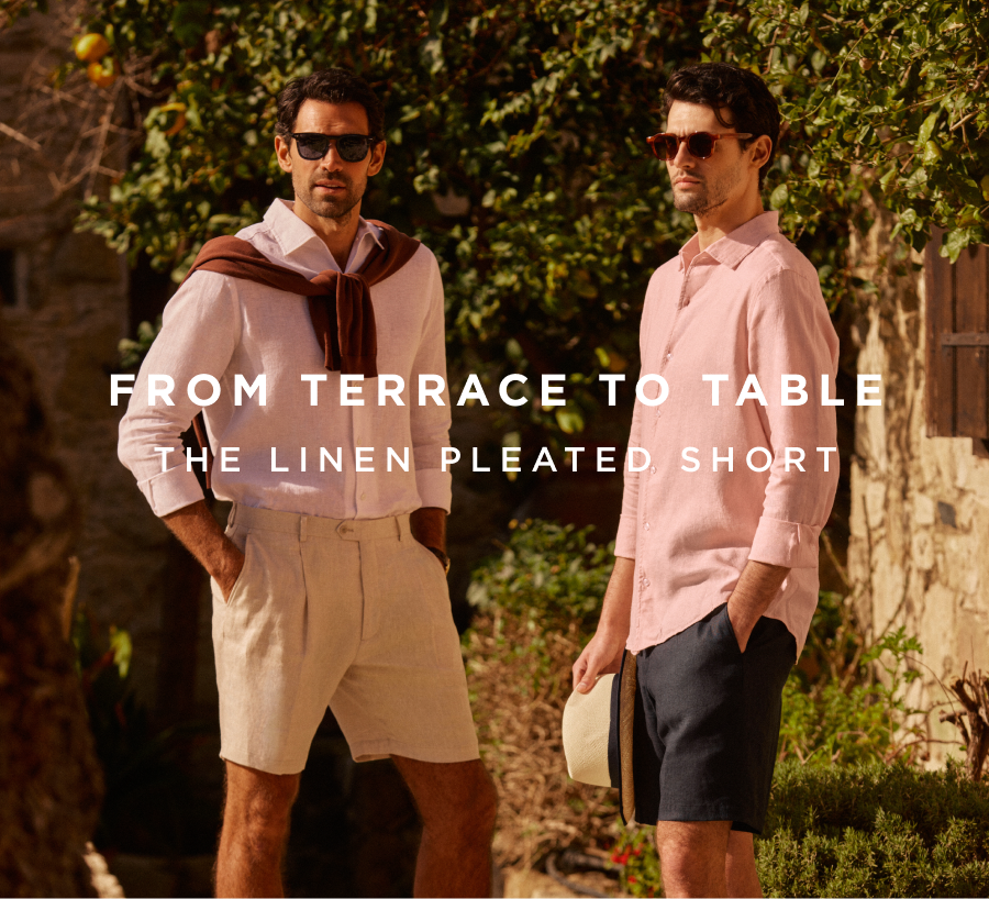 The Linen Pleated Short