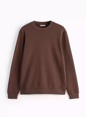 The Ultimate Brown Mens Crew Neck Sweatshirt - Free C&C