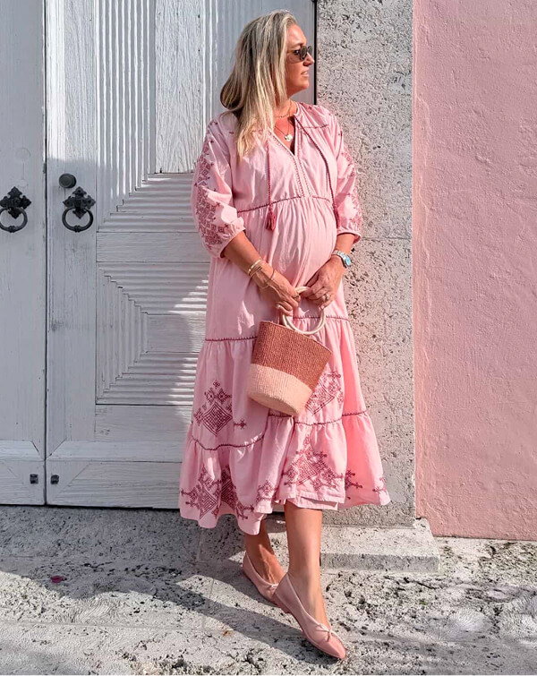Pego Embroidered Dress