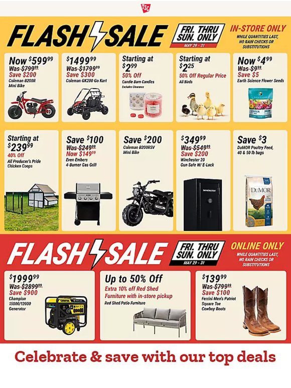Flash Sale STARTS NOW - HUGE Weekend Savings Just Dropped!