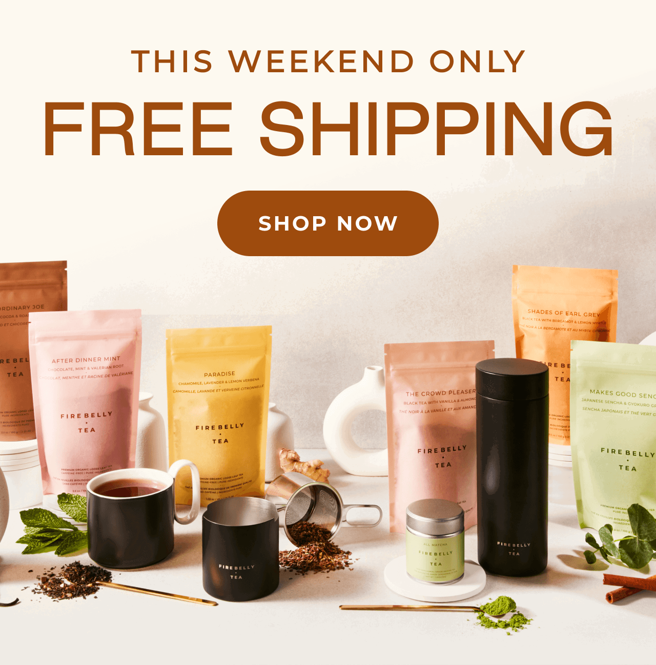 Free shipping ends soon. Shop now >