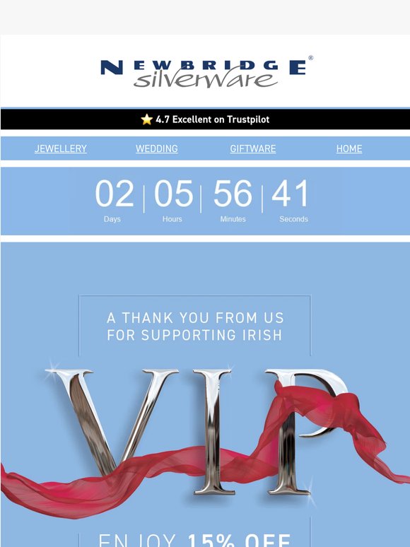 Your VIP 15% OFF Is Waiting ✨