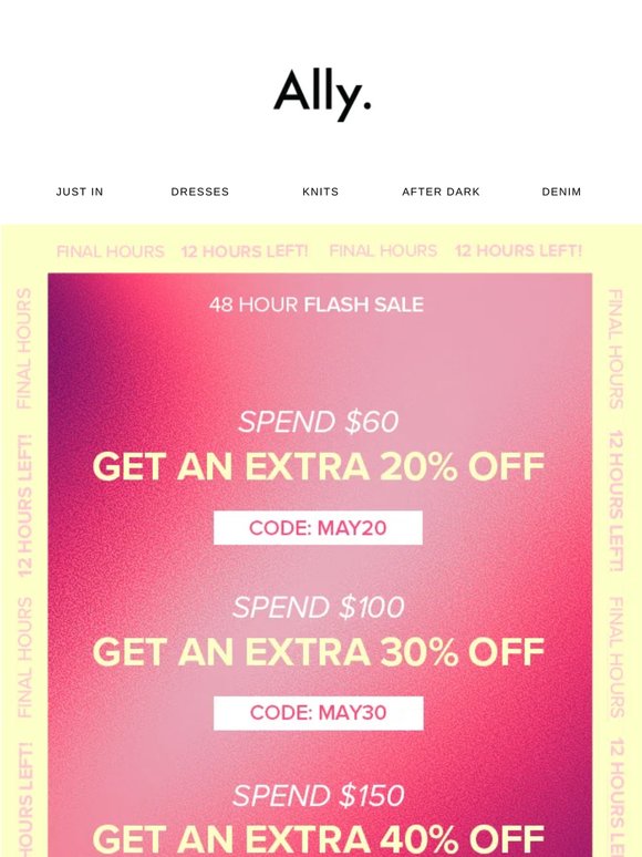 QUICK ⏰ Use Your Discount Before Midnight!