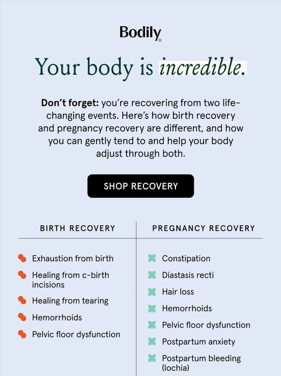 Birth recovery vs. pregnancy recovery: What to know📖