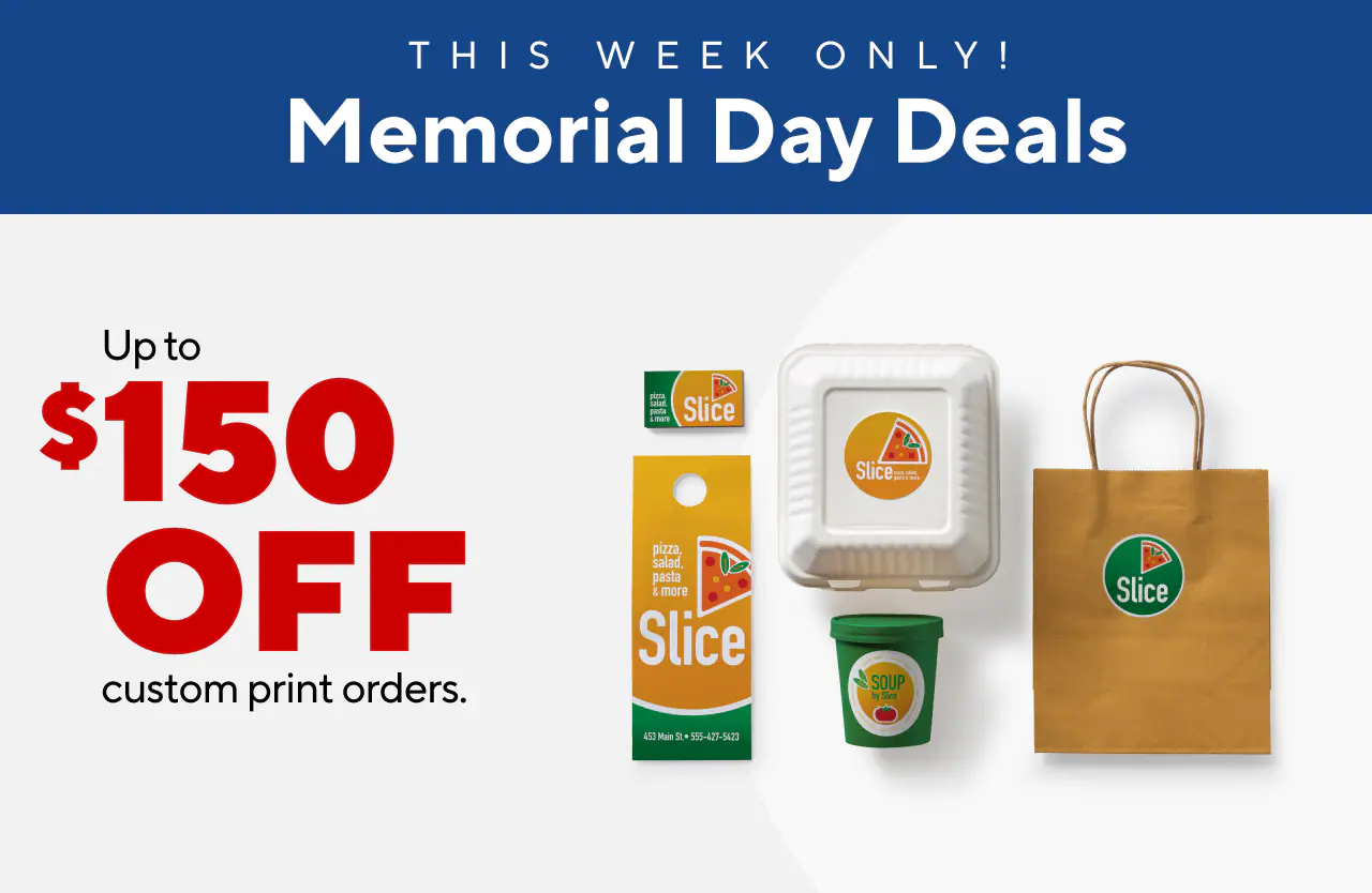 Up to $150 off Custom Print Orders
