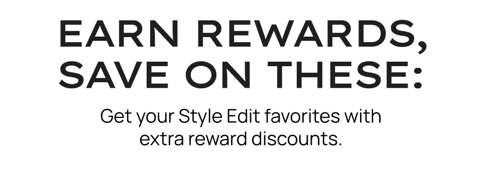 Earn Rewards save on these