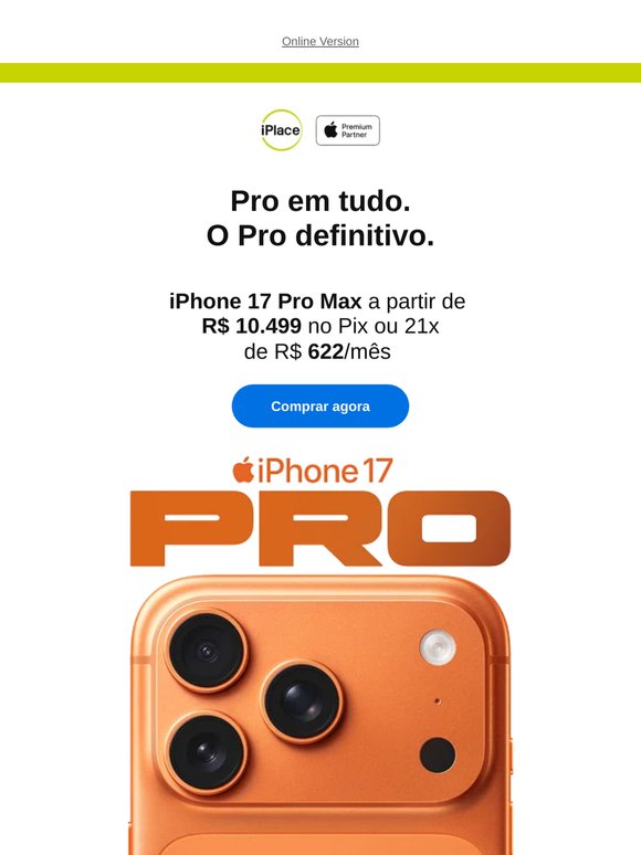 O match perfeito existe e está na iPlace