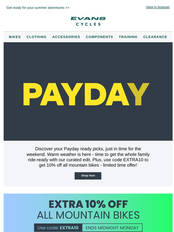 Payday top picks ☀️