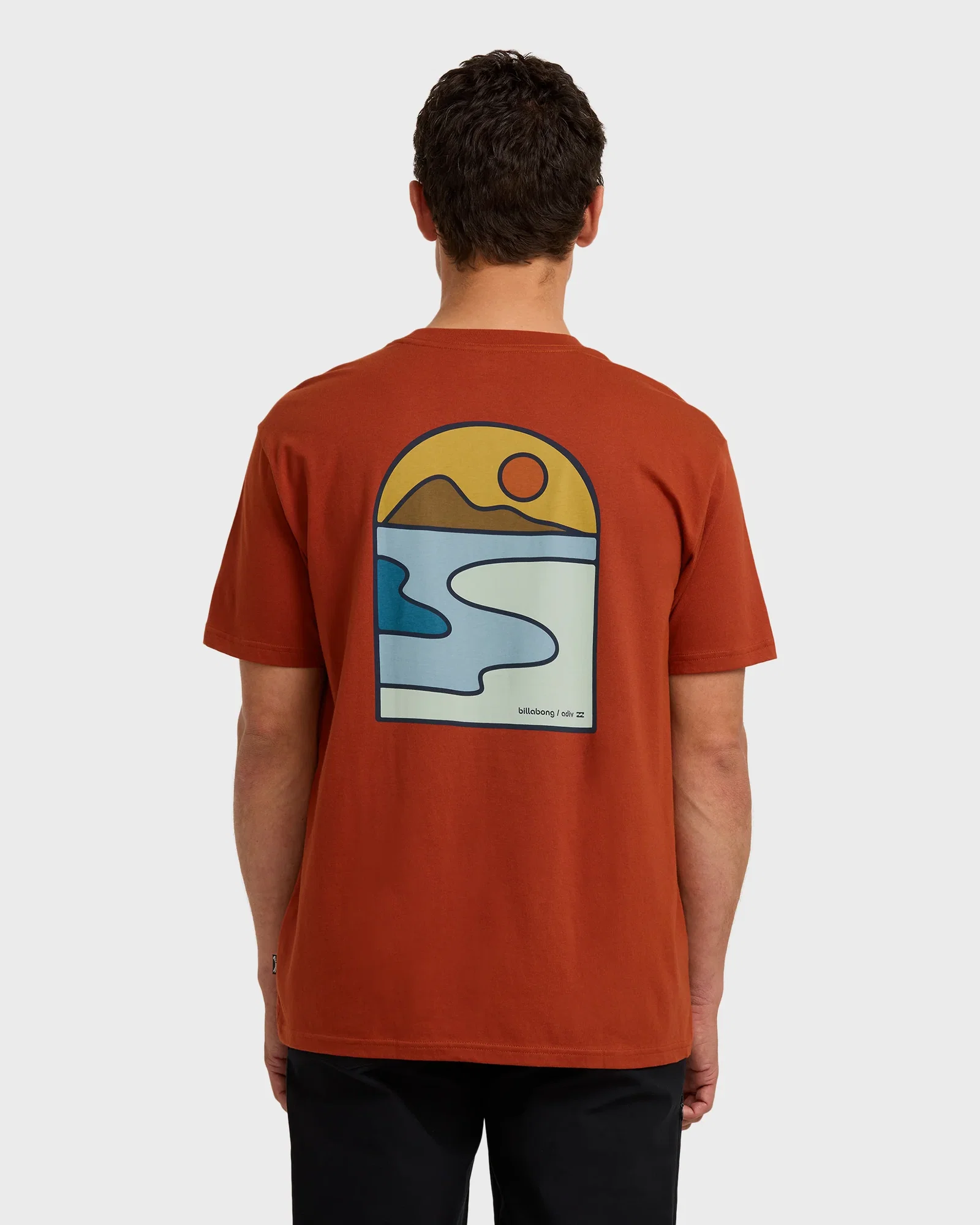 Image of A/Div Sundown Short Sleeve T-Shirt - Brick