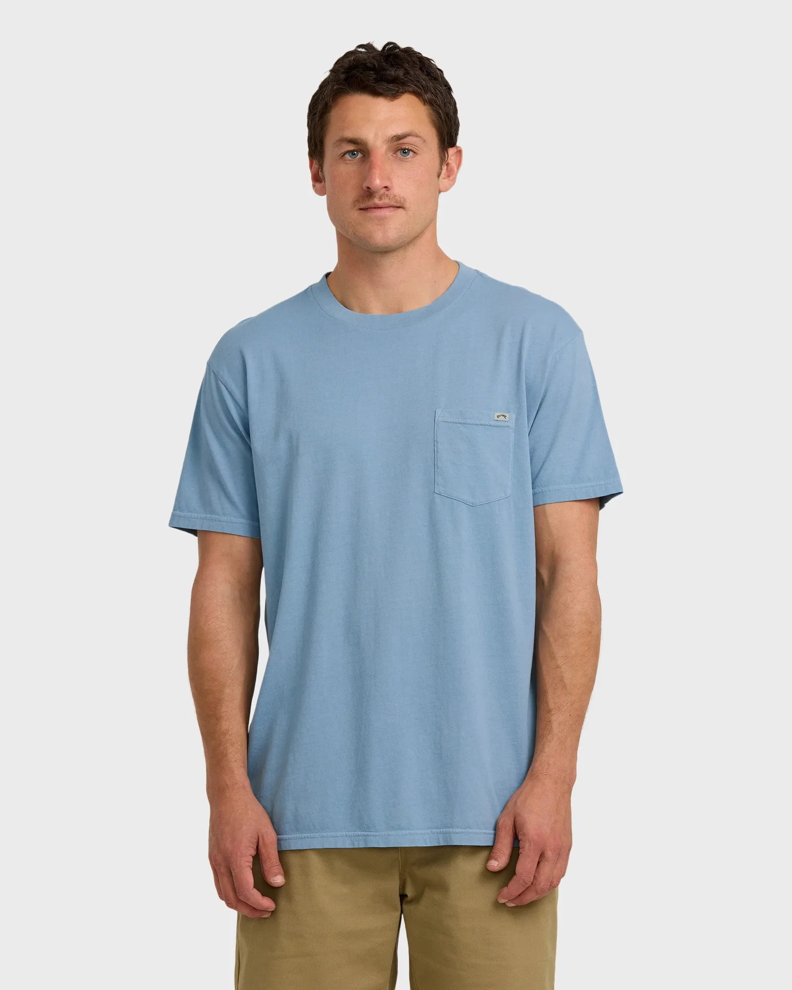 Image of Essential Premium Wave Wash T-Shirt - Denim