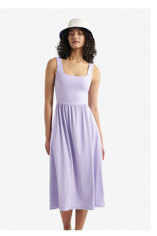 Renew Knit Square Neck Dress