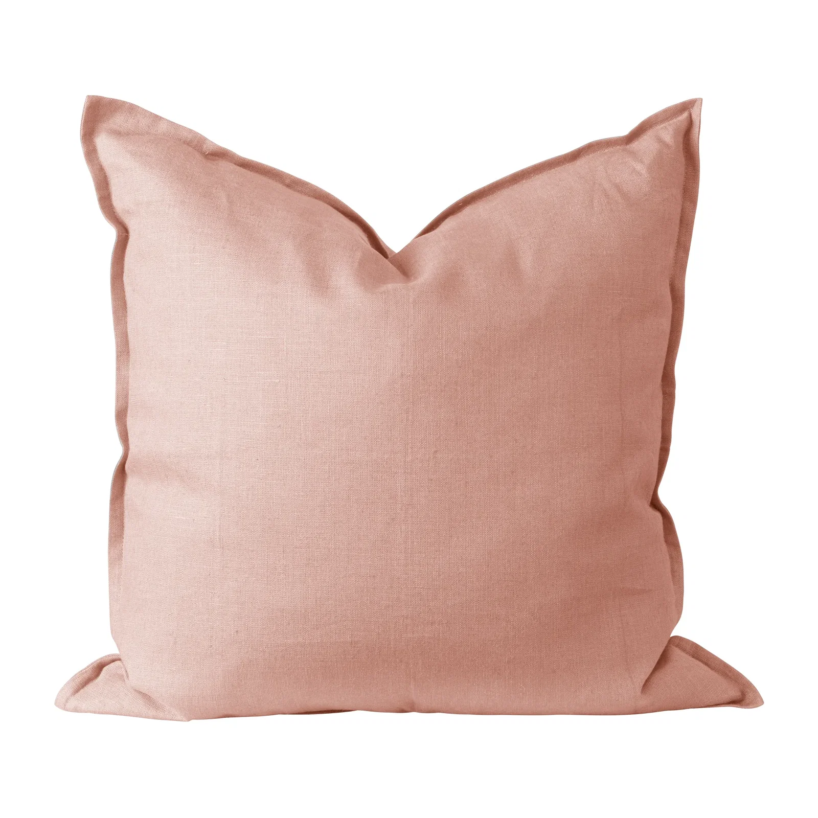Housse de coussin en lin Calm 50x50 cm Dusty Rose