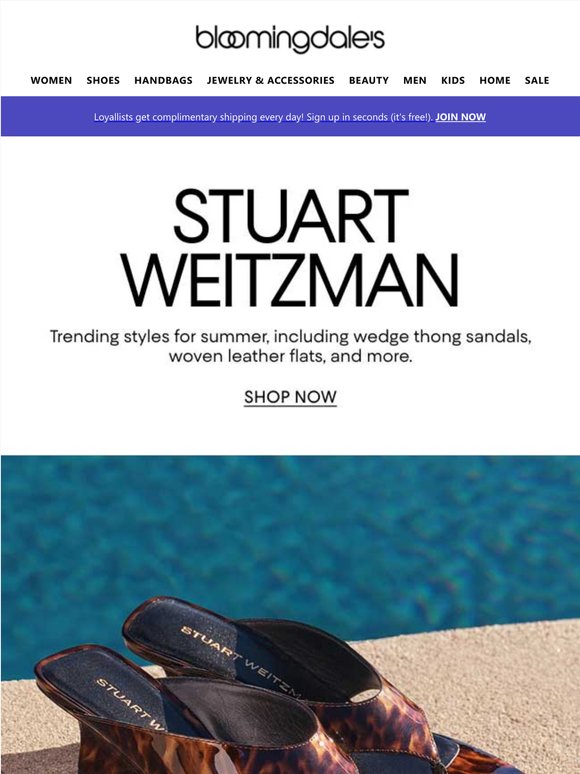 New! Stuart Weitzman’s summer collection