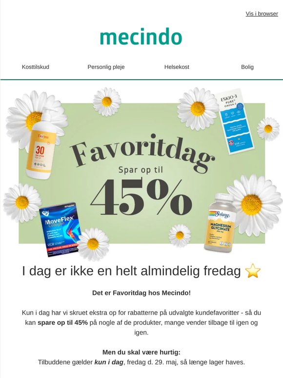 KUN I DAG: Ekstra tilbud på håndplukkede favoritter ⭐