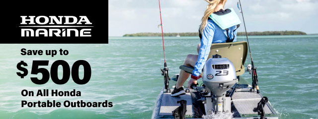 Honda Marine Save Up To $500 On All Honda Portable Outboards - Shop Now