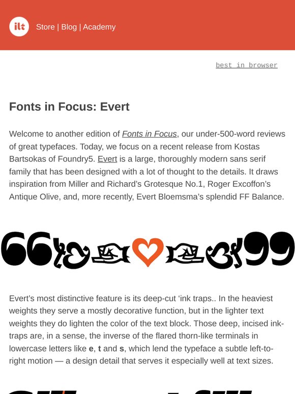 🔬Fonts in Focus: Evert