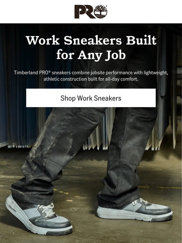 Work Sneakers That Keep Up.