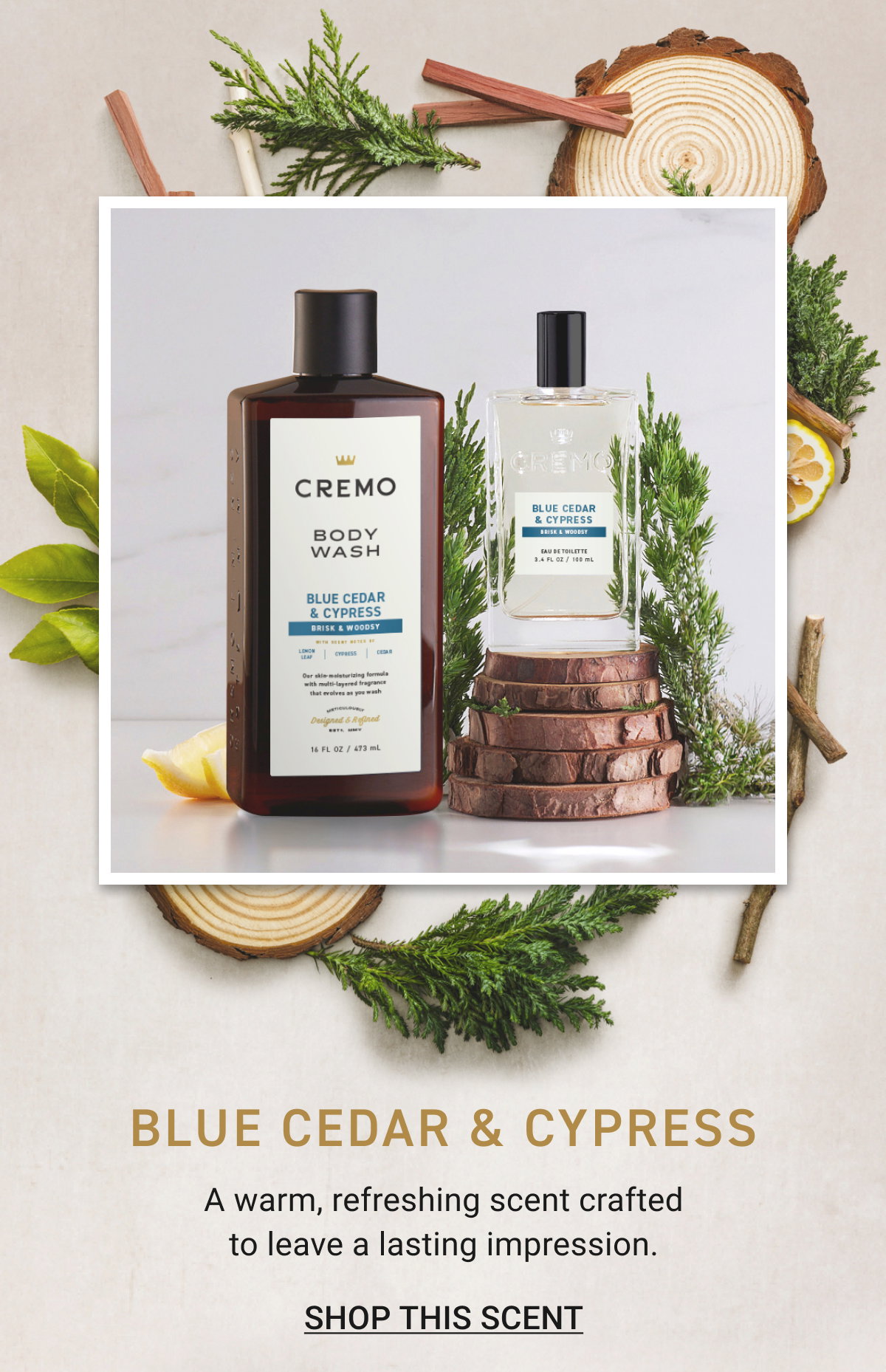 Shop Blue Cedar & Cypress