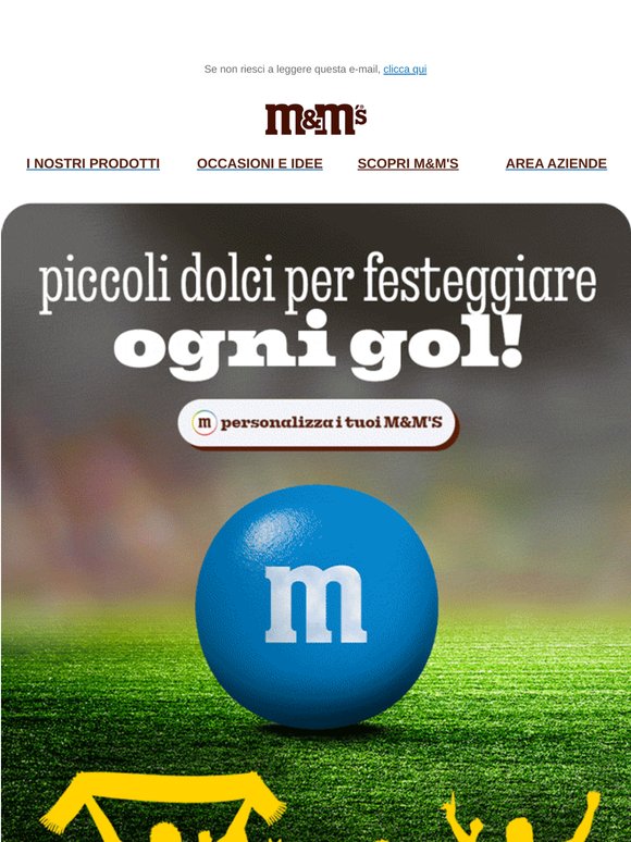 ⚽ Preparati: M&M'S per la vittoria!