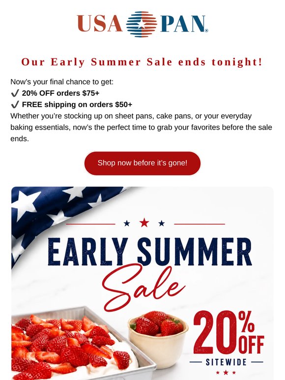 Final Hours: 20% Off Ends Tonight