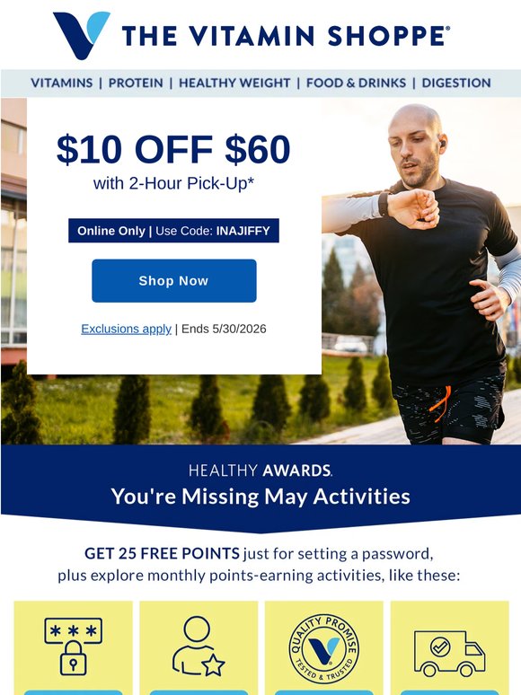 Save $10 fast!