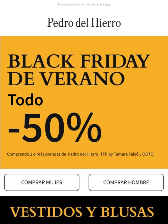 Novedades en Marcas Invitadas | Hasta -50% en Black Friday