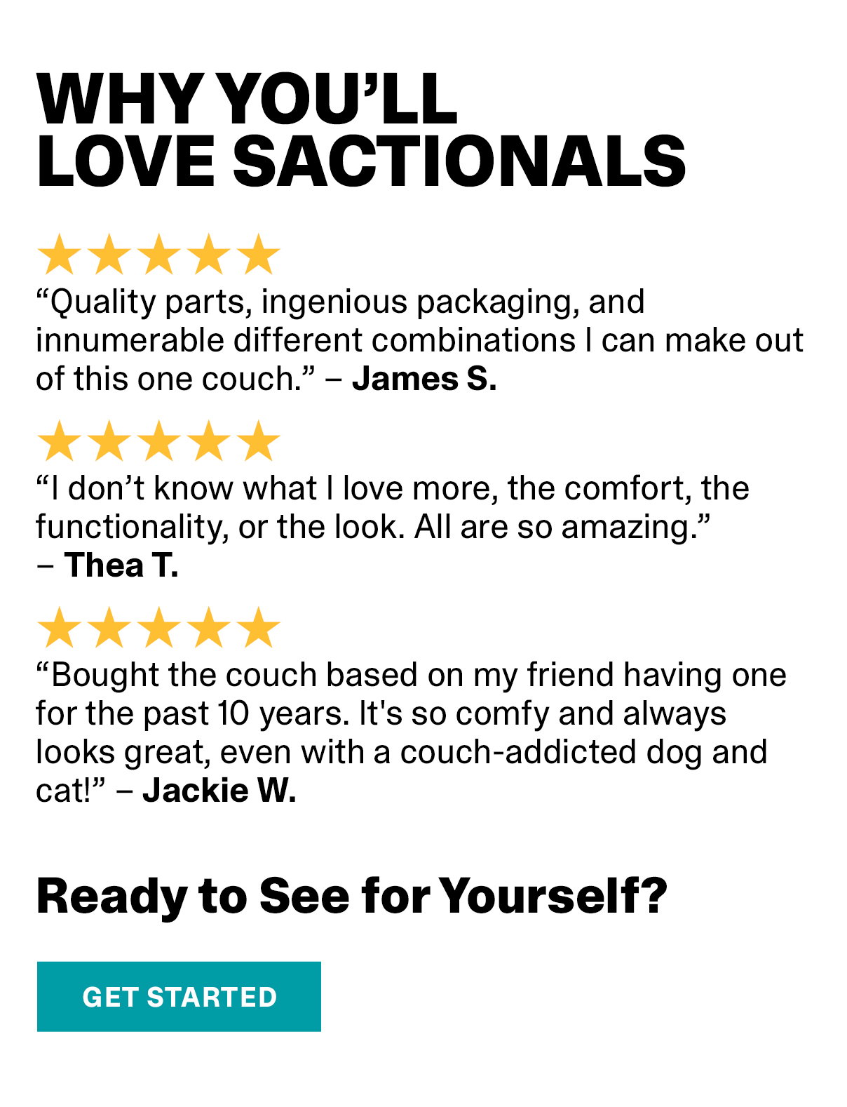 Why You'll Love Sactionals