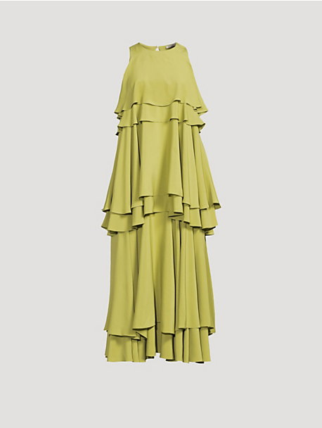 Ruffled Midi Dress