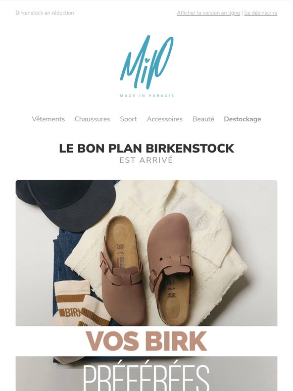 Birkenstock en promo : L’été commence ici