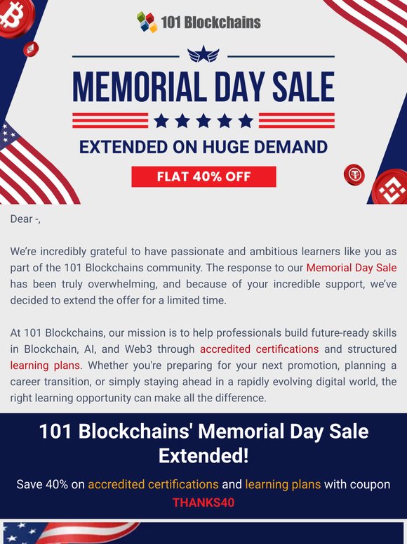 🎉 Good News! Our Memorial Day Sale Has Been Extended