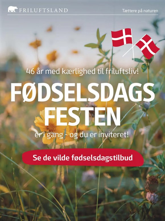 Fødselsdagsfesten er i gang! Se de vilde tilbud 🇩🇰