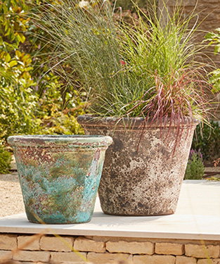 Eris Ancient Stone Glazed Plant Pot