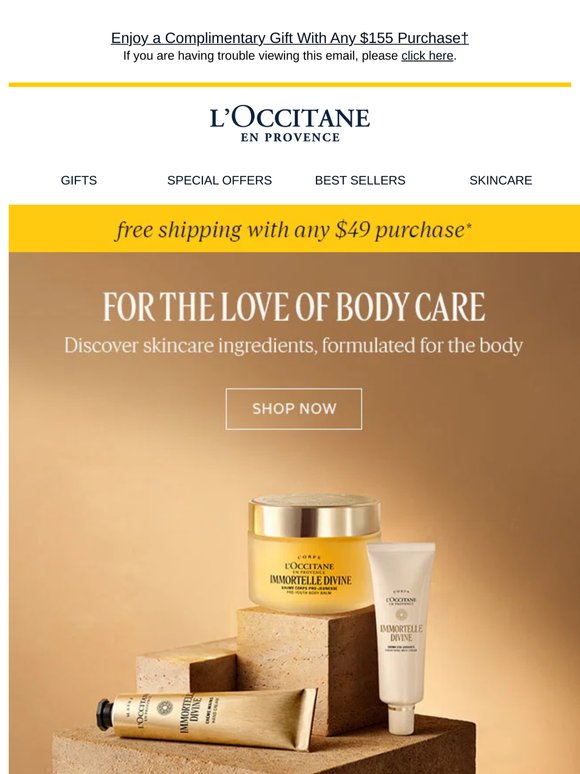Body Care Benefits, Skincare Ingredients