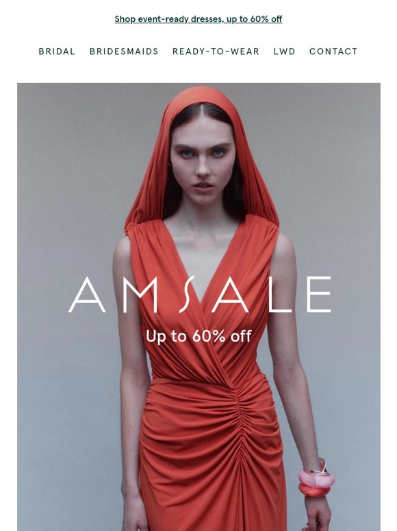 Event-ready dresses up to 60% Off